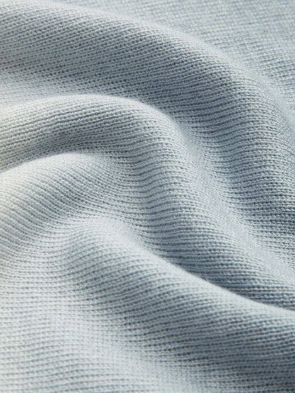 Wool-Blend Ombre Slim Knit Top