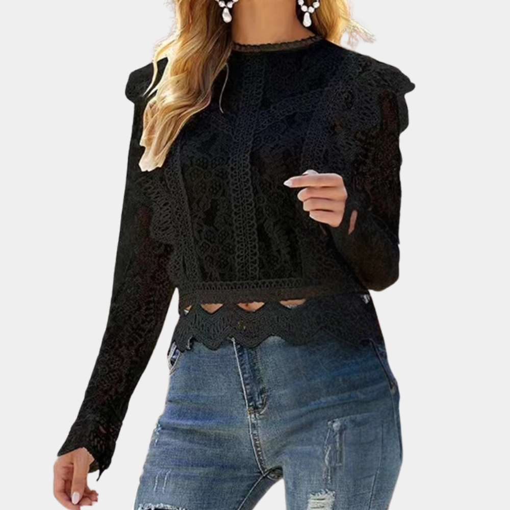 Lace Shirt  à Manches Longues Pour Femmes – Bonnie