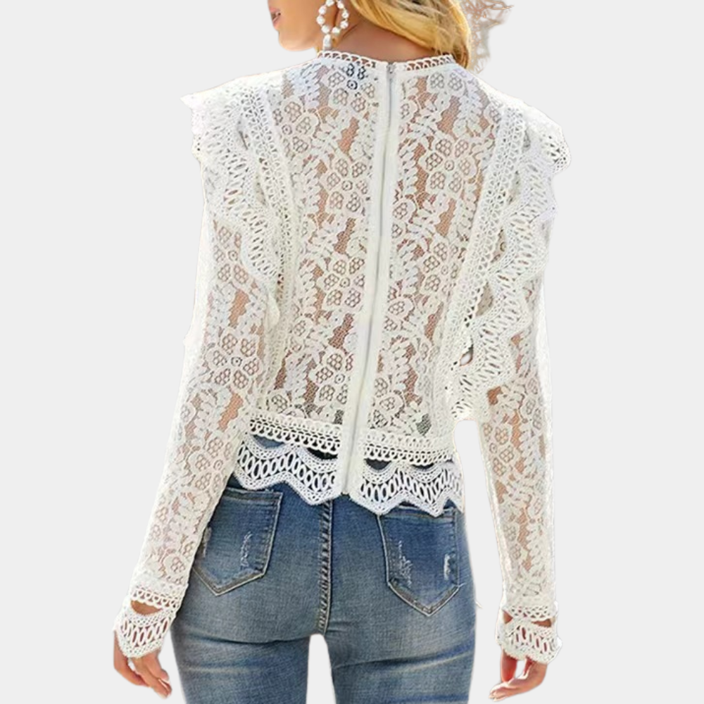 Lace Shirt  à Manches Longues Pour Femmes – Bonnie