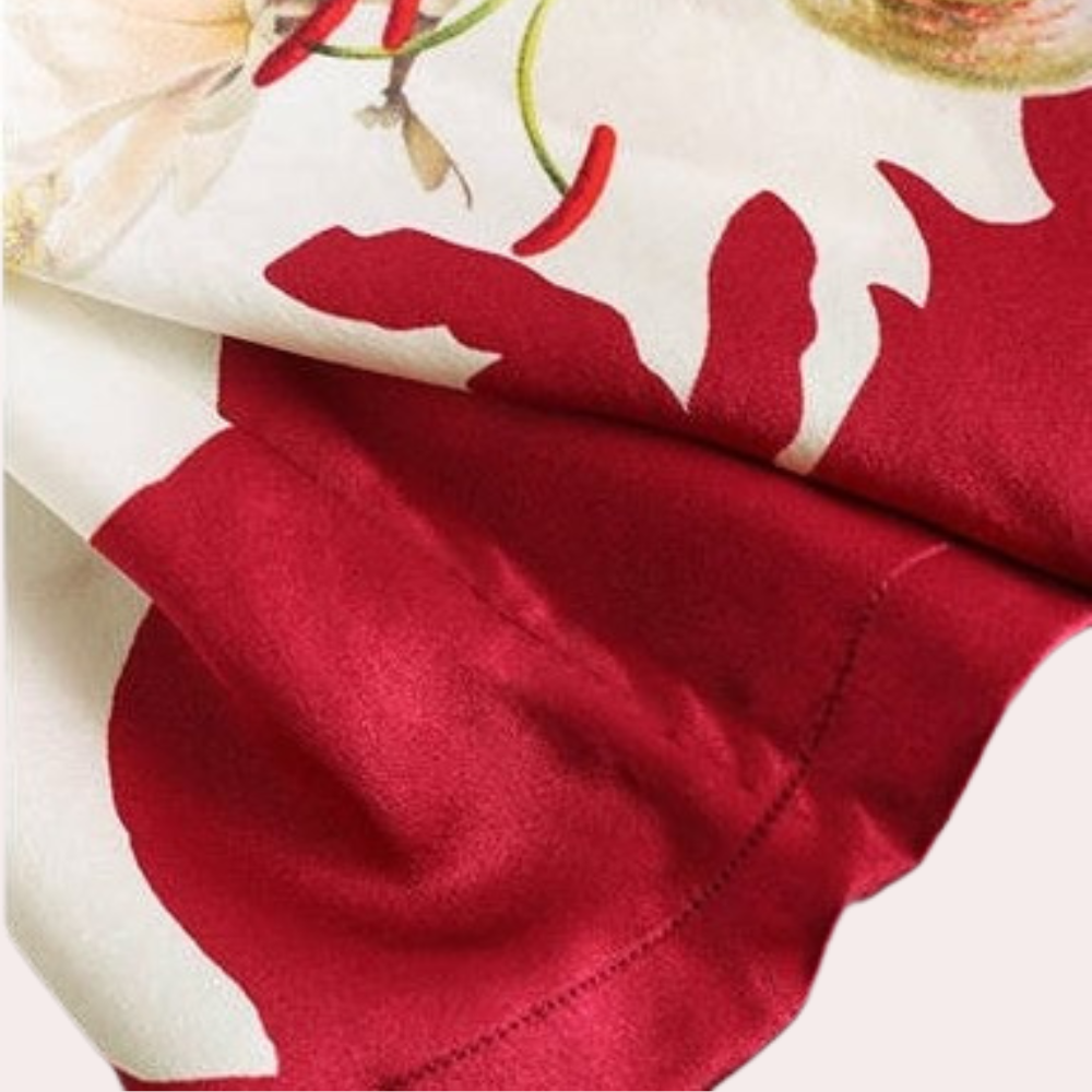 Satin Finish Floral Print Shirt For Women – Catherine