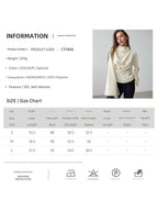 Women’s Long Sleeve Waist-Cinching Blouse – Elegant Casual Top | Dripiume