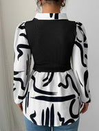 Women’s Graphic Print Layered Vest Top | Dripiume