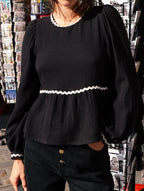 Women’s Backless Bow Tie Blouse | Dripiume