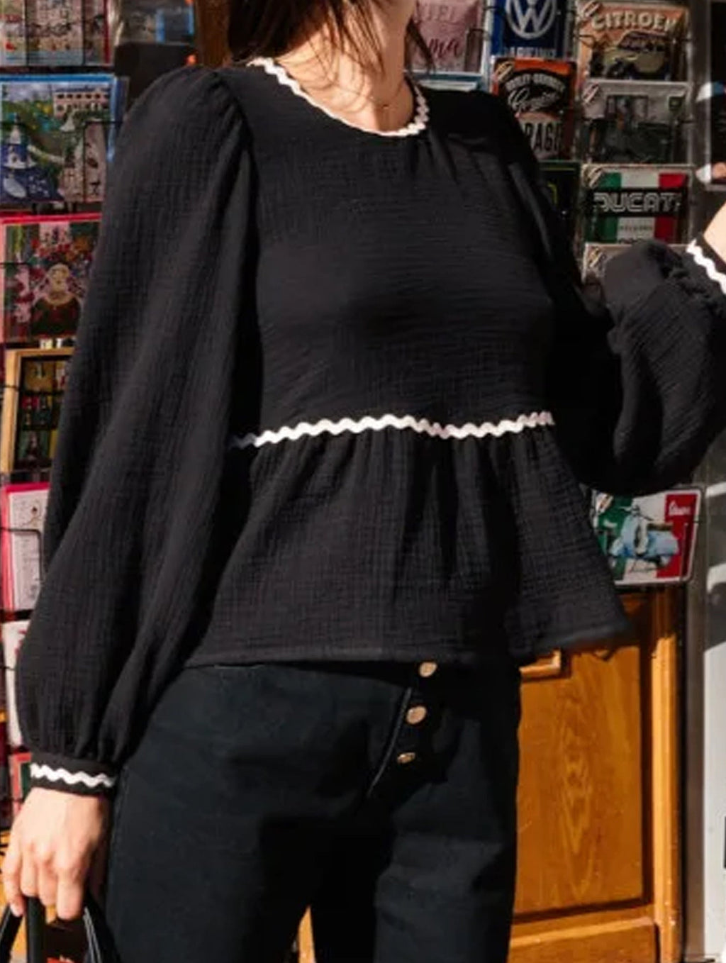 Women’s Backless Bow Tie Blouse | Dripiume