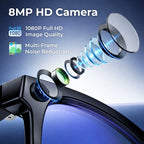 Smart AI Glasses with HD Camera & Translation – VisionSync Pro