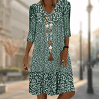 Solara | Chic and Comfortable Floral Midi Dress for Women