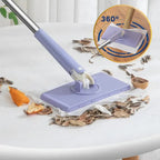 360° Mini Flat Mop Hands Free Self Wringing Cleaning Mop with Washable Pads