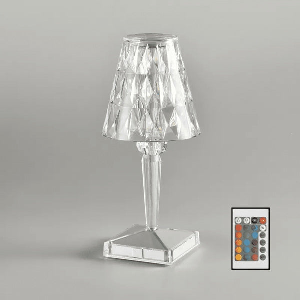 3-in-1 Wireless Rechargeable Crystal LED Table Lamp