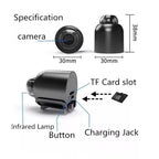 Mini WiFi Camera 1080p HD Wireless Indoor Security Camera Night Vision Compact