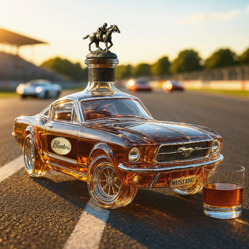 Mustang Car-Shaped Whiskey Decanter for Home Bar