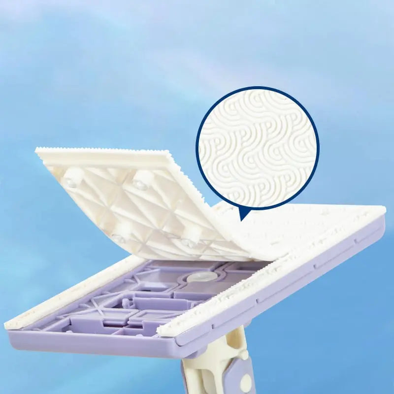 360° Mini Flat Mop Hands Free Self Wringing Cleaning Mop with Washable Pads