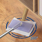 360° Mini Flat Mop Hands Free Self Wringing Cleaning Mop with Washable Pads