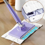 360° Mini Flat Mop Hands Free Self Wringing Cleaning Mop with Washable Pads