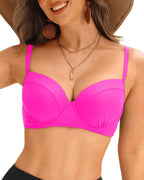 Women’s Balconette Bikini Top – Underwire Support & Elegant Fit | Dripiume