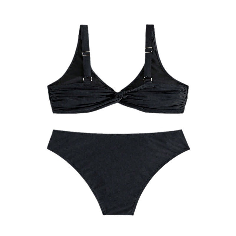 High-Waisted Bikini Set for Women with Sculpting Fit and Modern Swim Design