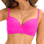 Women’s Balconette Bikini Top – Underwire Support & Elegant Fit | Dripiume