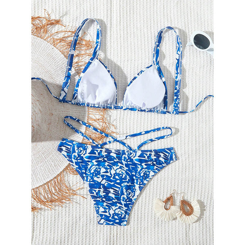 Adjustable Triangle Bikini Set for Women with Adjustable Straps – Chic & Stylish