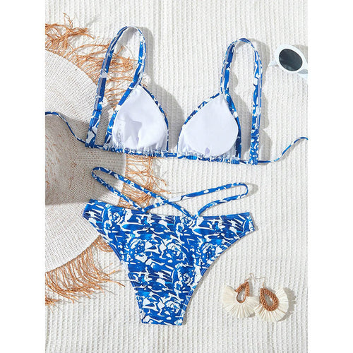 Adjustable Triangle Bikini Set for Women with Adjustable Straps – Chic & Stylish