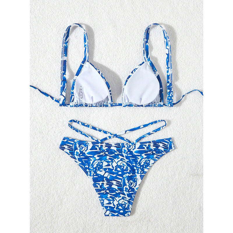 Adjustable Triangle Bikini Set for Women with Adjustable Straps – Chic & Stylish