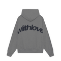 Oversized Minimalist Unisex Hoodie - Design 'With Love'