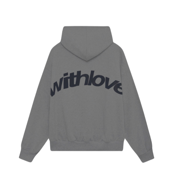Oversized Minimalist Unisex Hoodie - Design 'With Love'