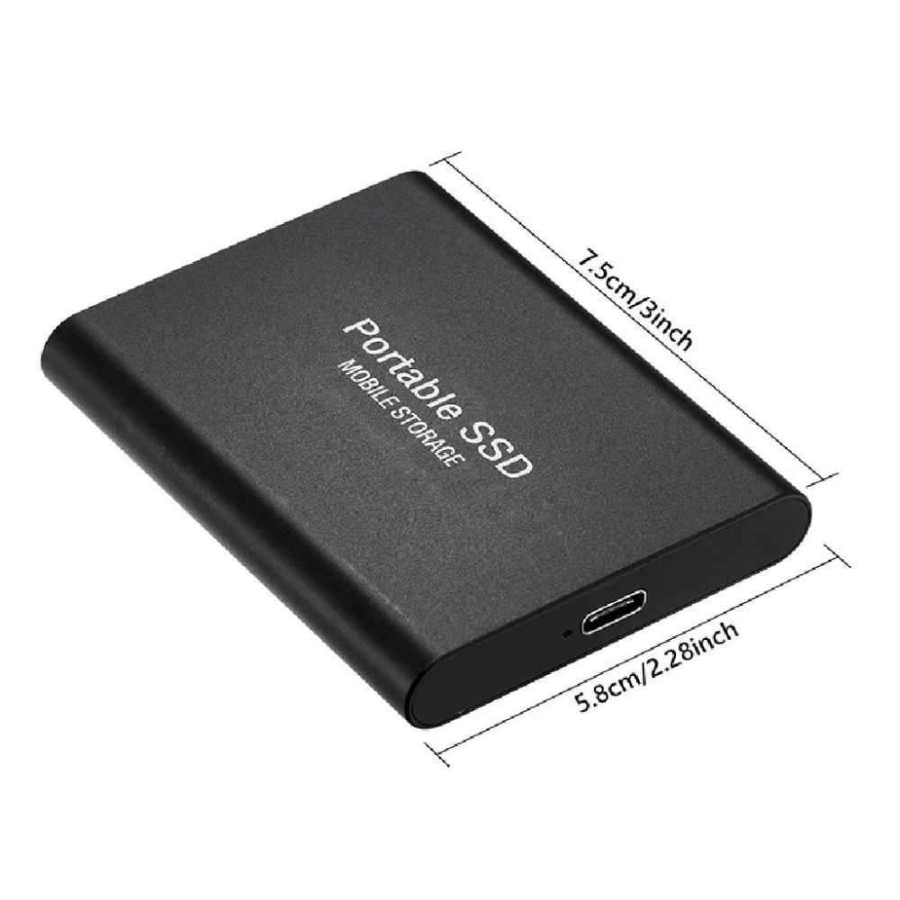 Compact High-Speed Portable SSD External Drive - Premium Quality