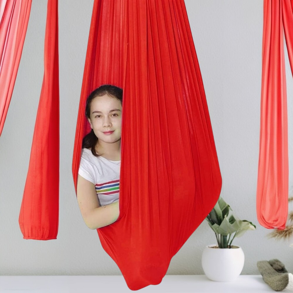Sensory Pod Swing Hanging Hammock Chair for Kids Indoor Outdoor Relaxation