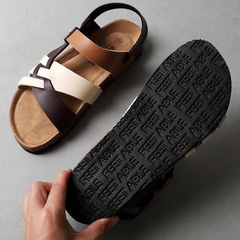 Women's Kim Leather Sandals – Comfortable Everyday Footwear with Timeless Design