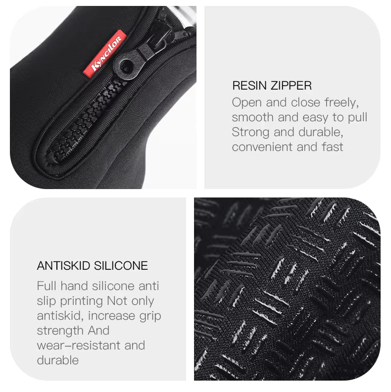 Winter Thermal Touchscreen Gloves – Windproof & Water-Resistant, Non-Slip Unisex Gloves for Cycling and Cold Weather