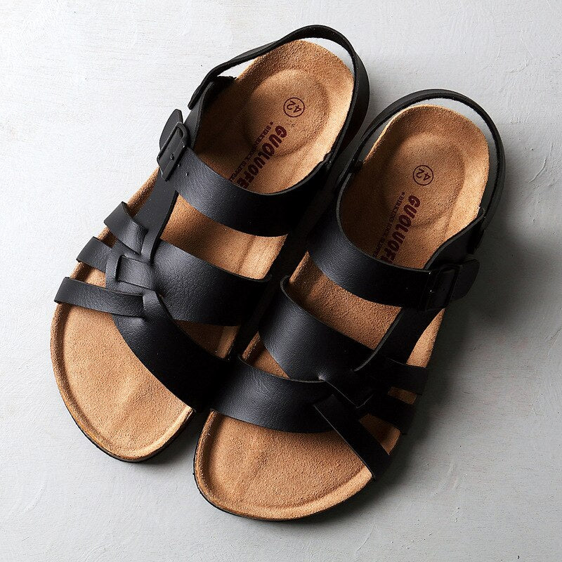 Women's Kim Leather Sandals – Comfortable Everyday Footwear with Timeless Design