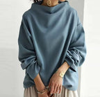 Women’s High-Neck Soft Knit Jumper – Everyday Wear