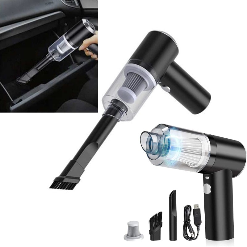 AeroClean USB Rechargeable Cordless Mini Vacuum Cleaner with Powerful Suction