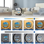 Deep Sea Sandscapes: Illuminated Sand Art for Serene Home Decor