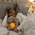 Breathing Bunny Plush Toy – Soft Calming Sleep Companion Stuffed Animal