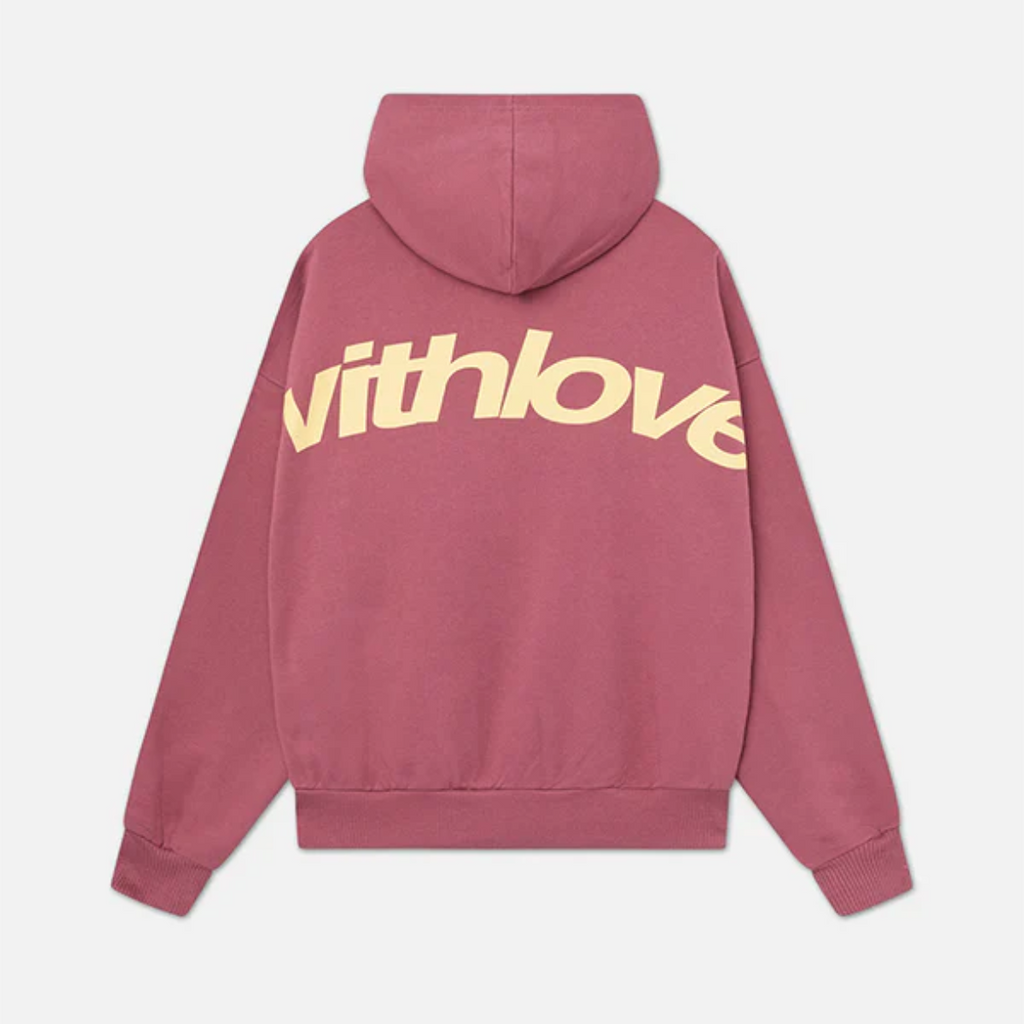 Oversized Minimalist Unisex Hoodie - Design 'With Love'