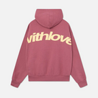 Oversized Minimalist Unisex Hoodie - Design 'With Love'