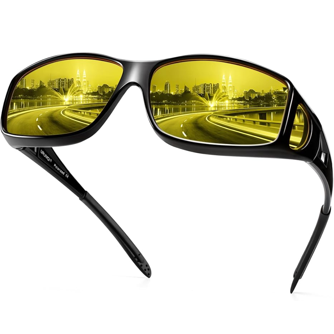Polarized Night Driving Glasses | Anti-Glare, Lightweight & Ideal for Low Light Conditions