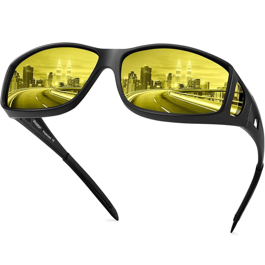 Polarized Night Driving Glasses | Anti-Glare, Lightweight & Ideal for Low Light Conditions