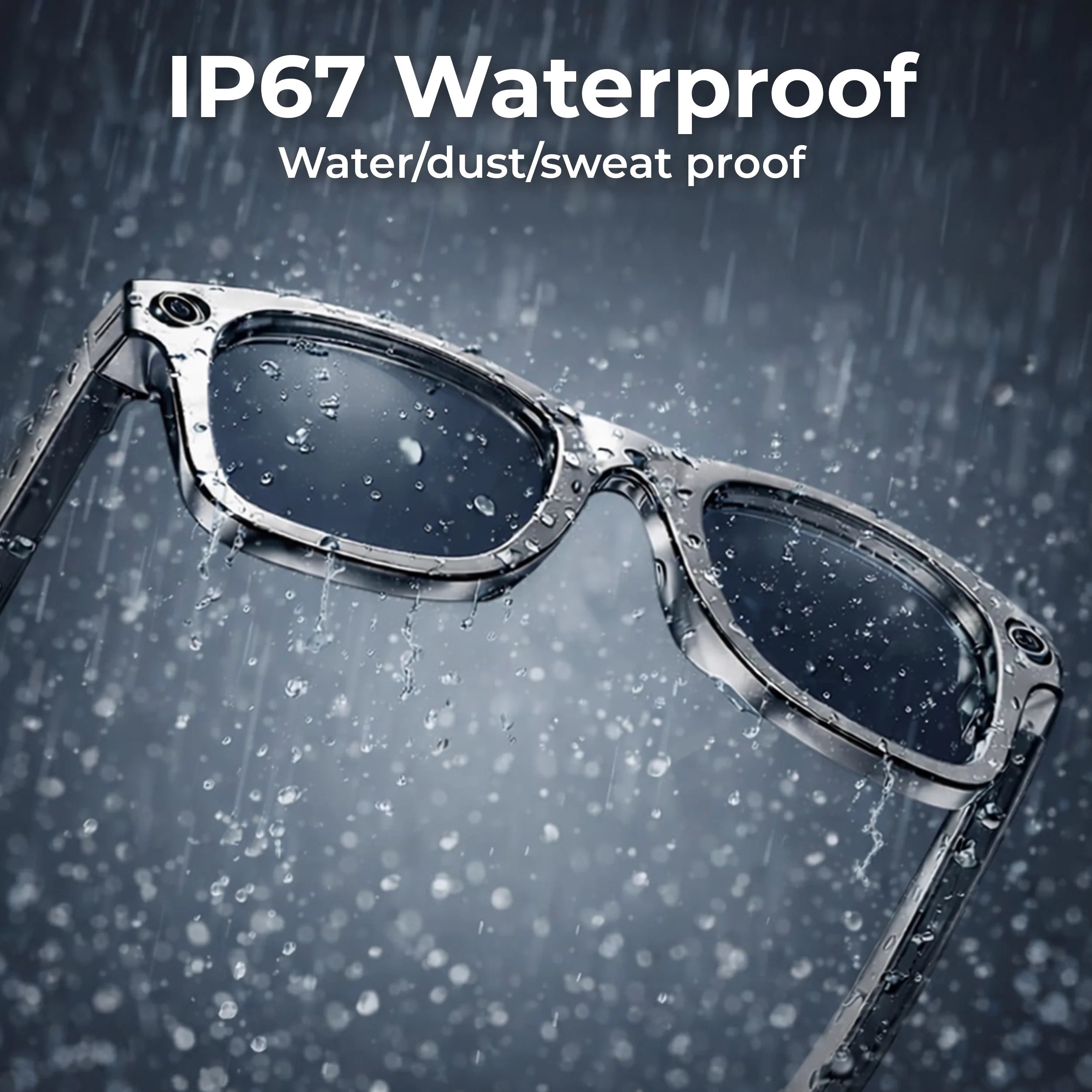 Smart AI Glasses with HD Camera & Translation – VisionSync Pro