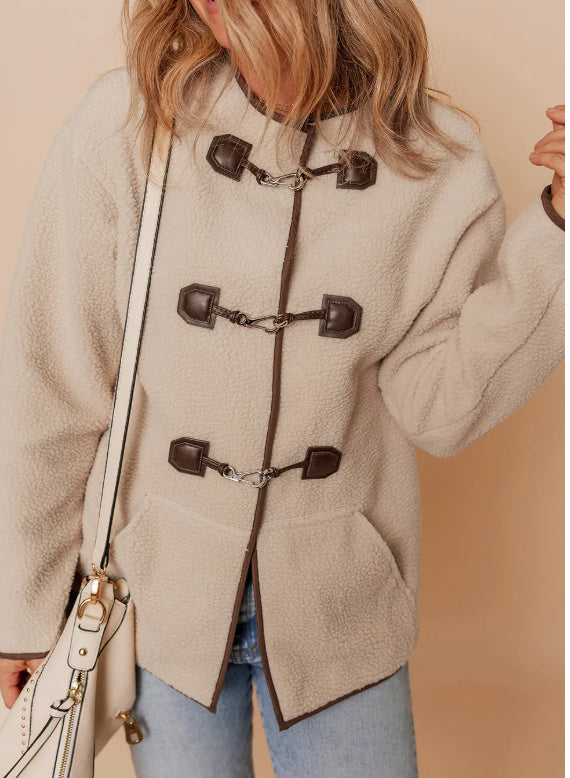 Cozy Teddy Toggle Coat