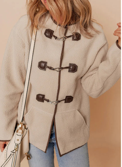 Cozy Teddy Toggle Coat