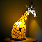 Stained Glass Artistic Table Lamp – Lumivara Mosaic