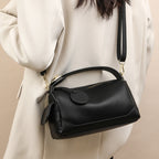 Soft Leather Pillow Crossbody Bag