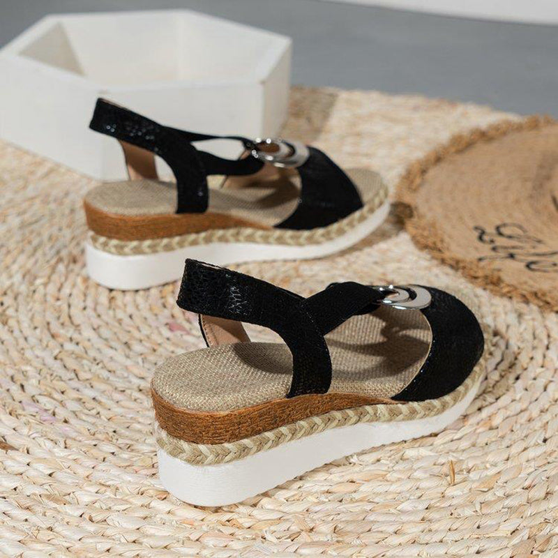 Women’s Peep Toe Wedge Sandals