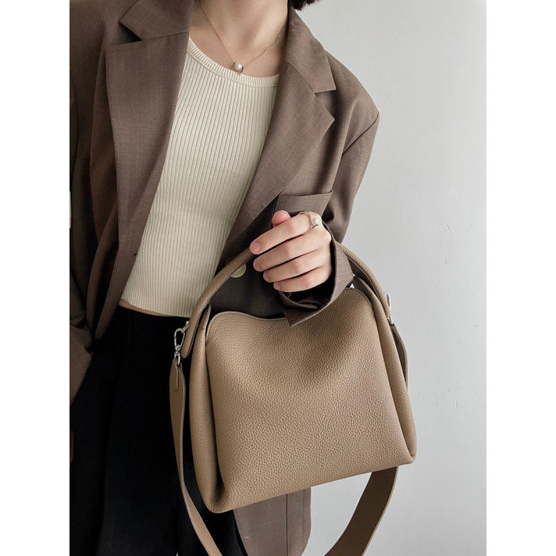 Minimalist Leather Shoulder Bag