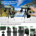 Compact 600x Ultra-Zoom Monocular