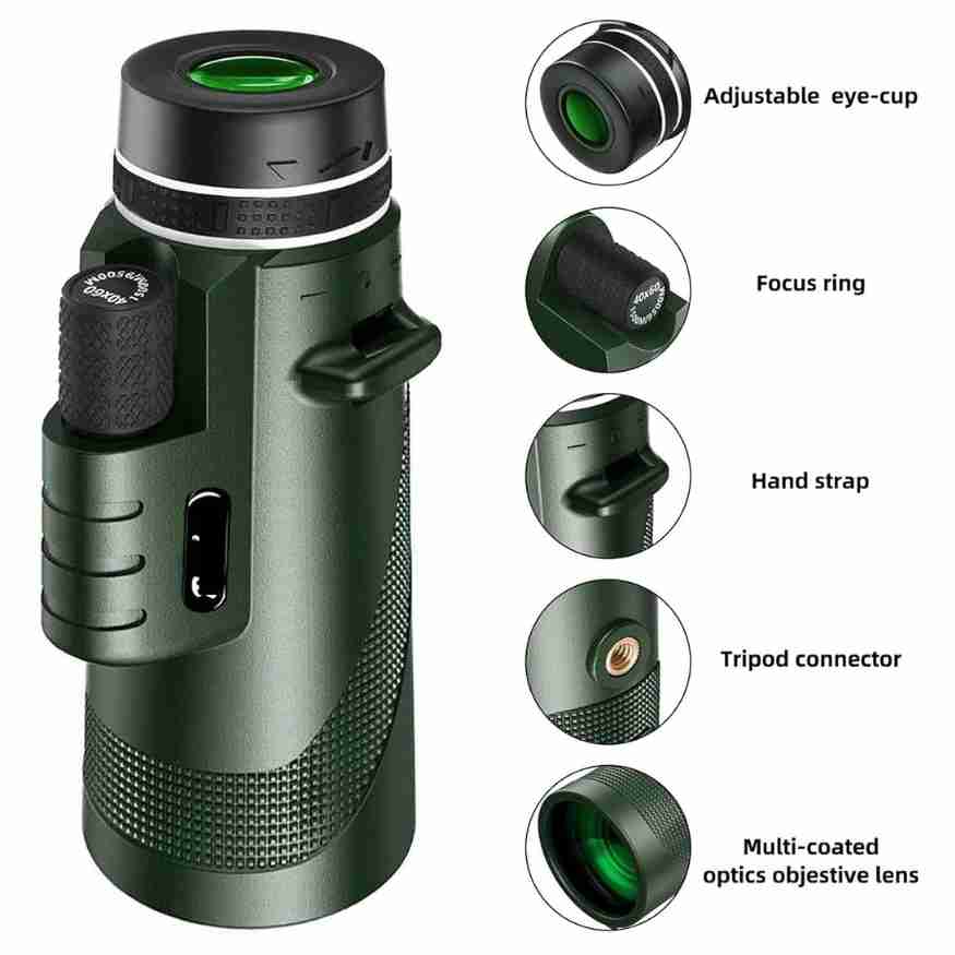 Compact 600x Ultra-Zoom Monocular