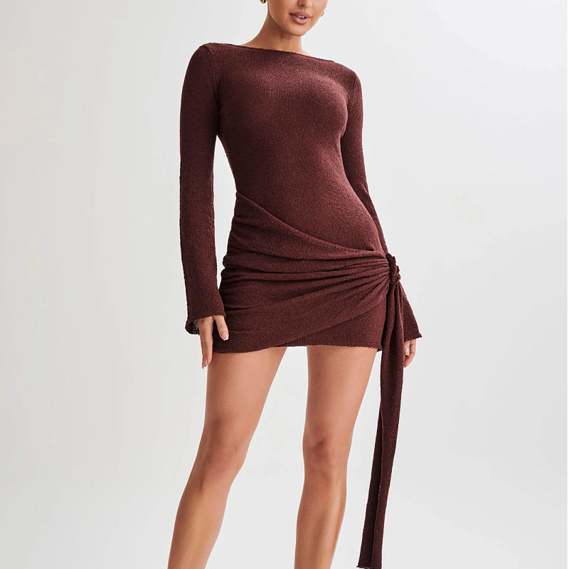Sexy Backless Mini Dress