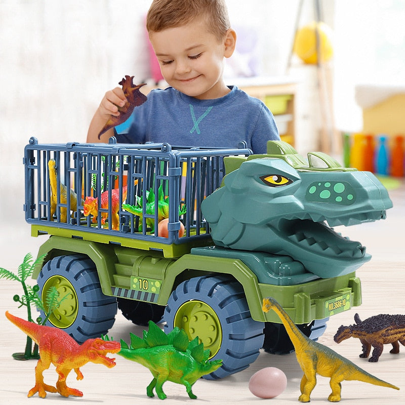 Kids Dinosaur Toys Truck Playset