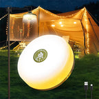 RGB Camping Lantern with 10m LED Light String Rechargeable Outdoor Tent Light